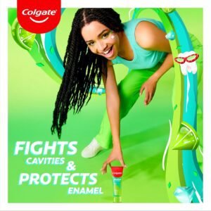 Colgate Max Fresh Fruit Fusion Peaches & Cream Flavoured Toothpaste 6 X 75ml